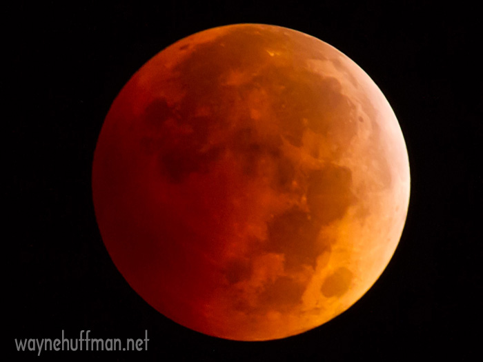 Lunar Eclipse October 2014 Wayne Huffman
